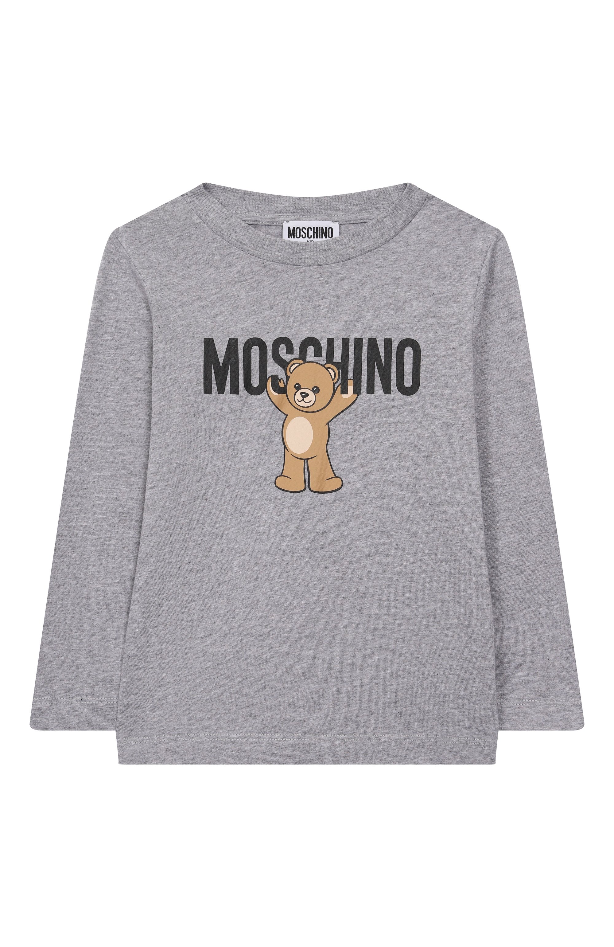 Хлопковый лонгслив MOSCHINO, арт. HT000J/LAA10/4-8, фото 1