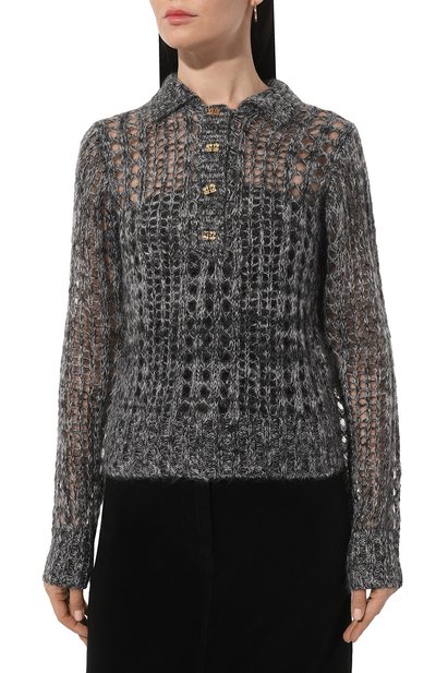 Шерстяное поло GANNI, арт. K2119, фото 3