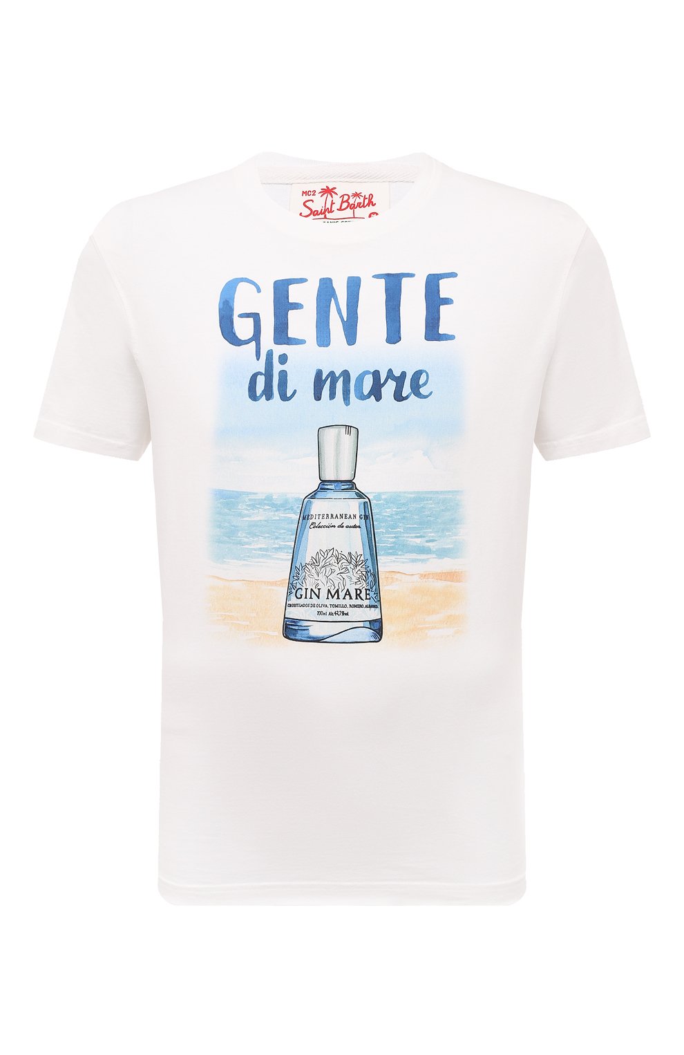 Хлопковая футболка MC2 SAINT BARTH, арт. STBM/TSHIRT MAN/00339D, фото 1
