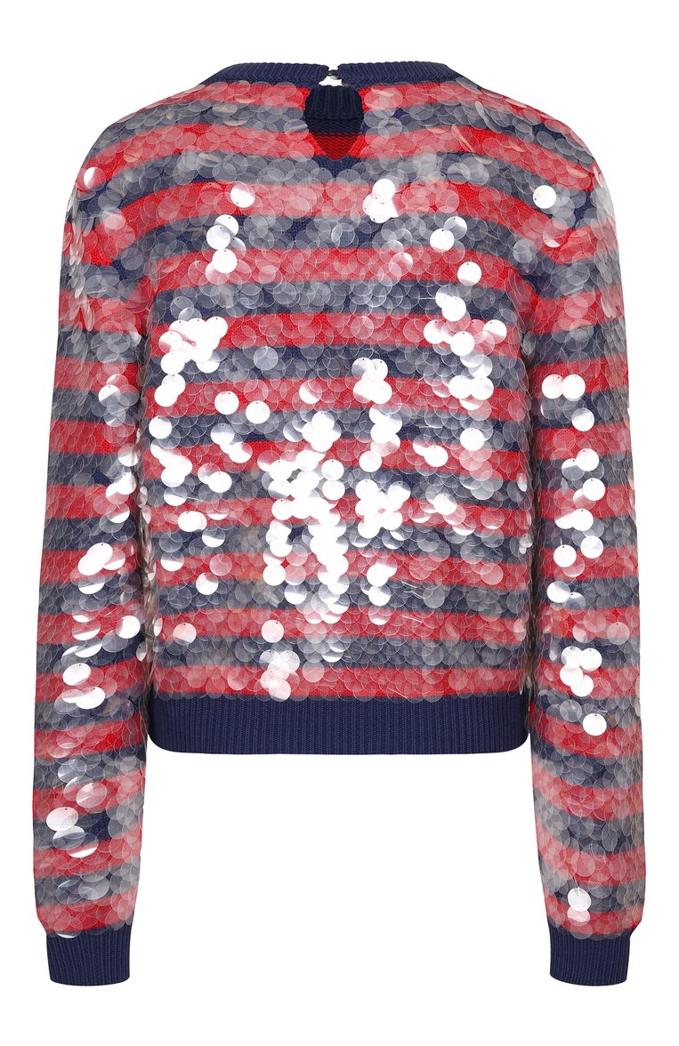 Шерстяной пуловер MIU MIU, арт. MML367-1XBI-F092D, фото 2