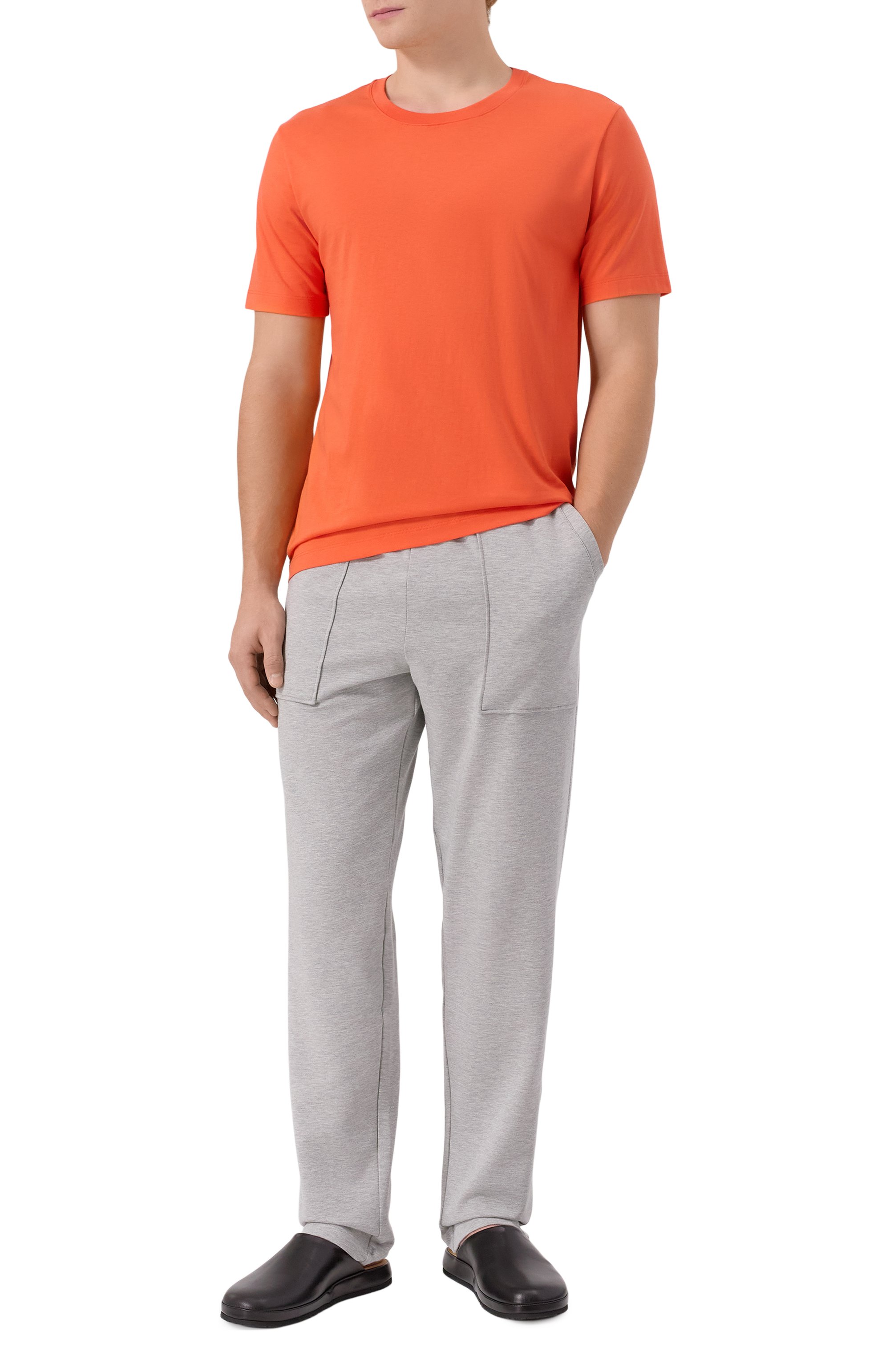 Хлопковая футболка HANRO, арт. 075050., фото 2