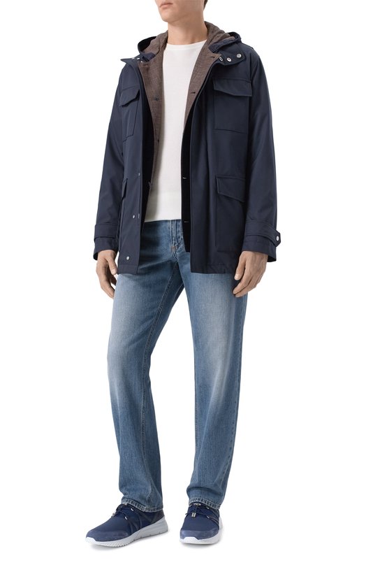 Текстильные кроссовки Stefano Ricci UV689G6536/TWYSDP Синий  UV689G6536/TWYSDP Фото 2