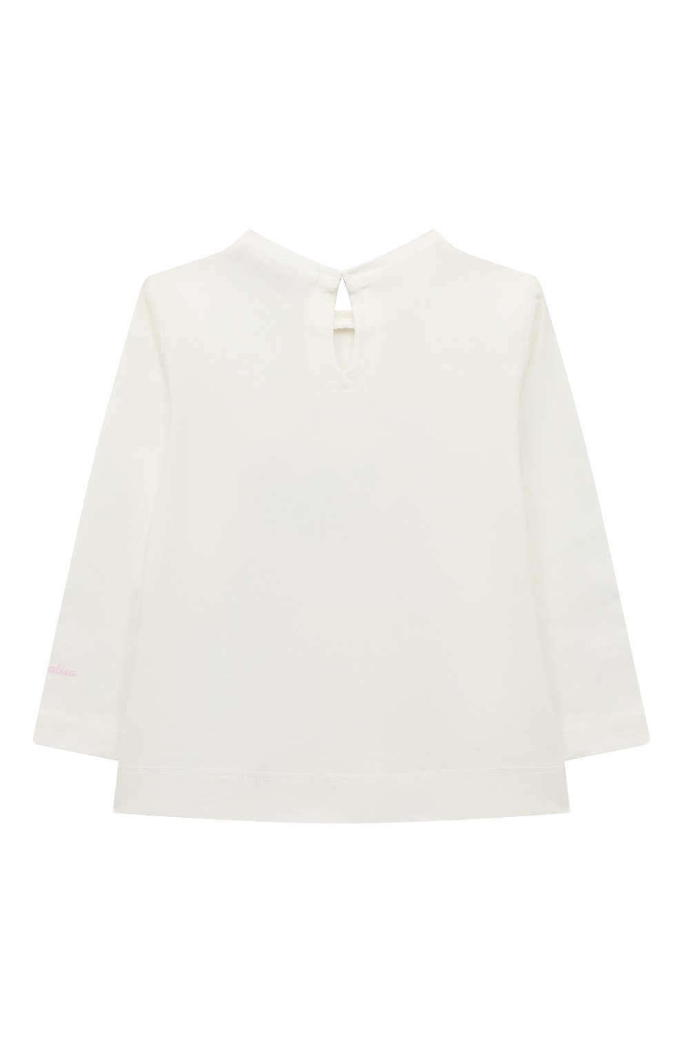 Хлопковый лонгслив MONNALISA, арт. 390602, фото 2