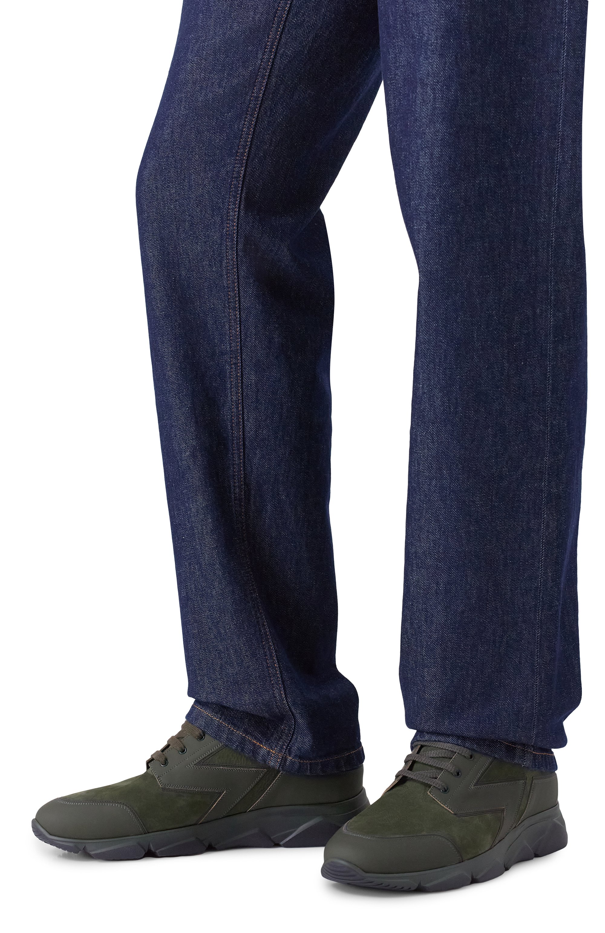 Комбинированные кроссовки ZILLI, арт. H0252AM4001VZGR00, фото 3