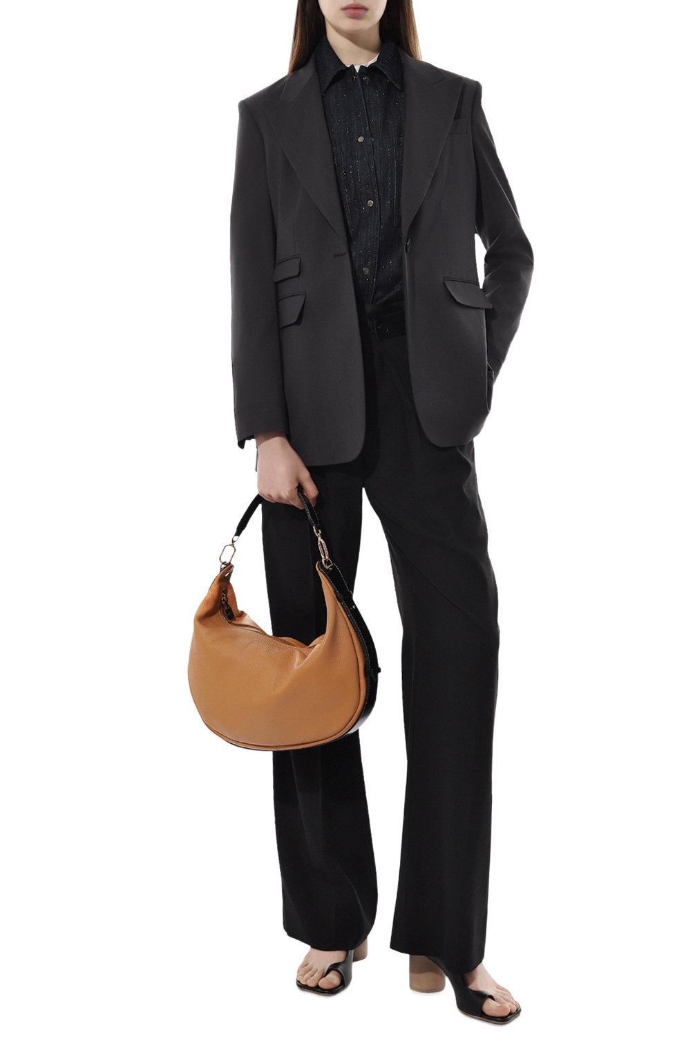 Сумка oyster hobo medium BORBONESE, арт. 923738, фото 7