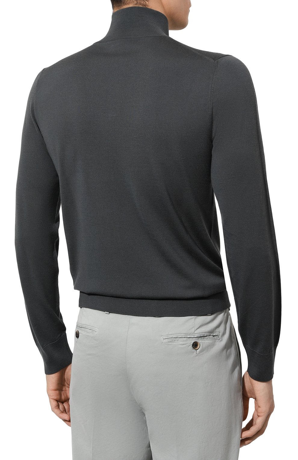 Шерстяной джемпер BRIONI темно-серого цвета по цене 120000 руб., арт. UMS70L/0ZK82, фото 4 Шерстяной джемпер BRIONI, арт. UMS70L/0ZK82, фото 4