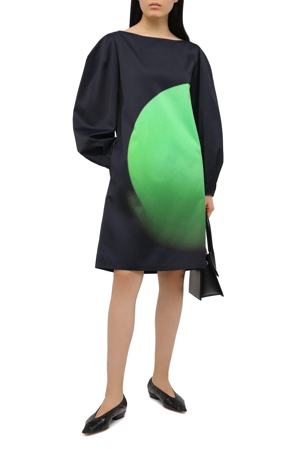 Платье из вискозы DRIES VAN NOTEN, арт. 211-31034-2046, фото 2