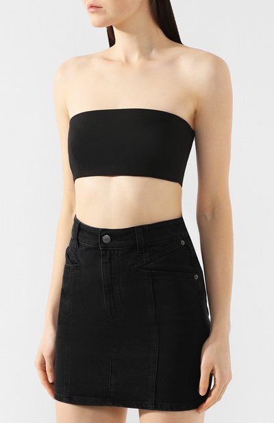 Кроп-топ DRIES VAN NOTEN черного цвета по цене 22100 руб., арт. 191-30744-7327, фото 3 Кроп-топ DRIES VAN NOTEN, арт. 191-30744-7327, фото 3