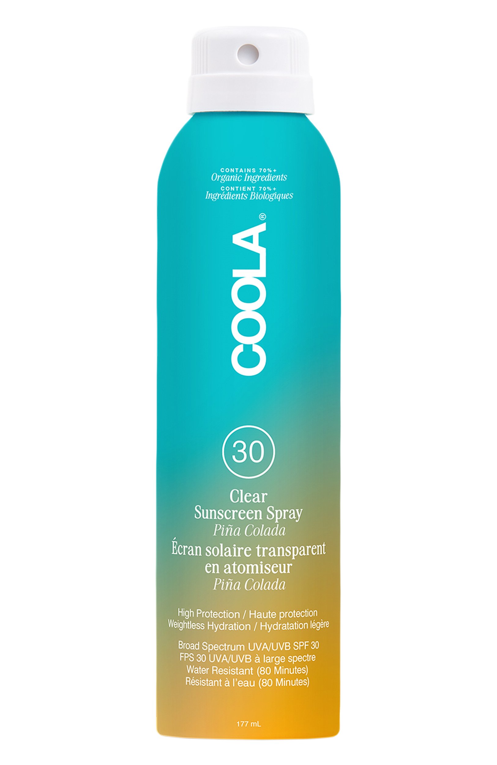 Солнцезащитный спрей для тела «пина колада» spf 30 (177ml) COOLA, арт. CL10410MRK, фото 1