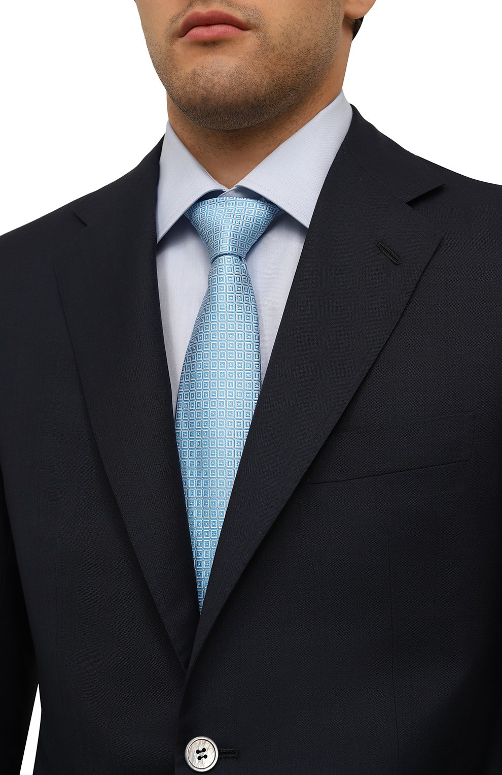 Шелковый галстук KITON, арт. UCRVKLC01I10, фото 2