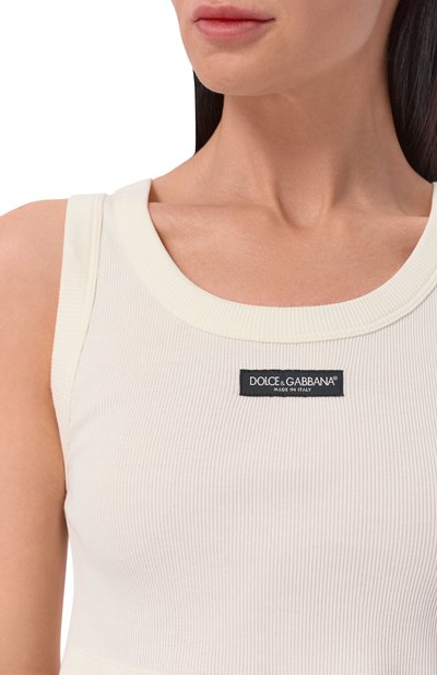 Хлопковая майка DOLCE & GABBANA, арт. F8W40T/FU7AV, фото 5