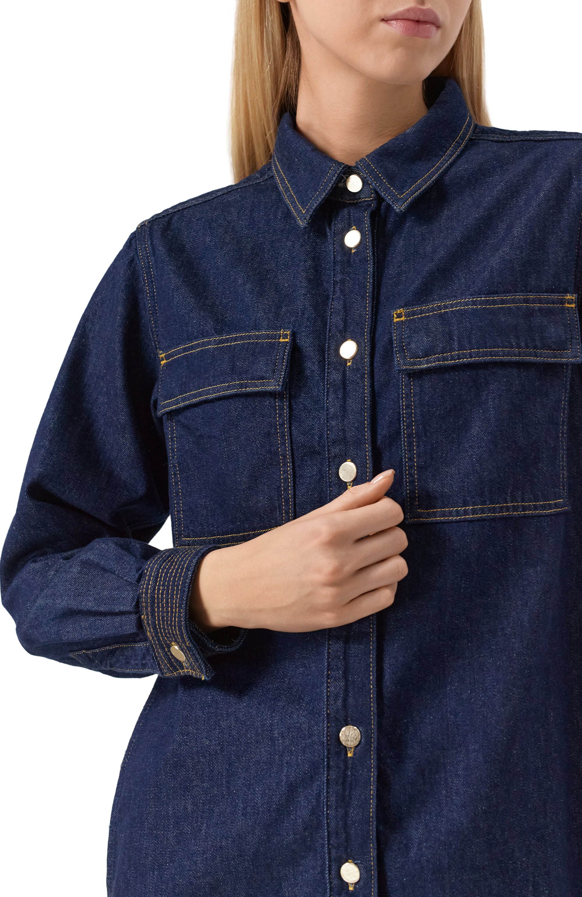 Джинсовая рубашка FRAME DENIM, арт. WP25DWT001, фото 5