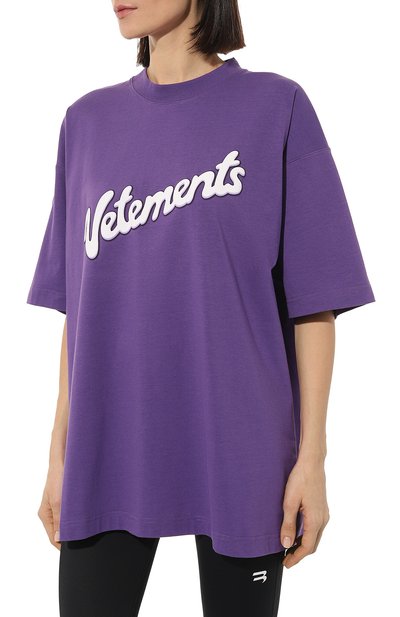 Хлопковая футболка VETEMENTS, арт. UE63TR101U, фото 3