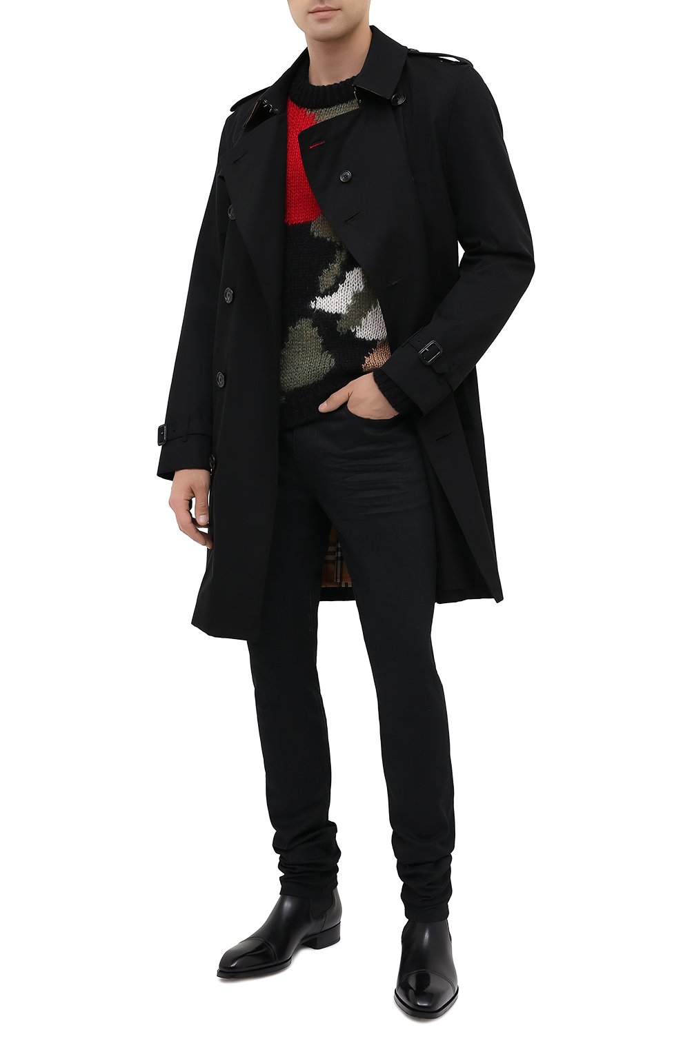 Шерстяной свитер SAINT LAURENT, арт. 627313/YAQR2, фото 2