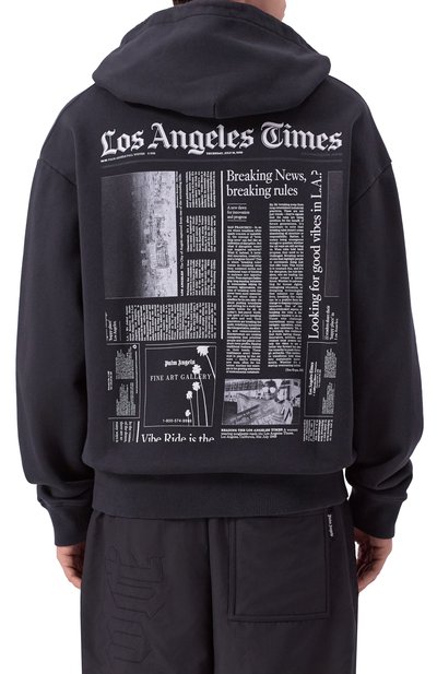 Хлопковая толстовка PALM ANGELS, арт. PMBE029F25FLE001, фото 4