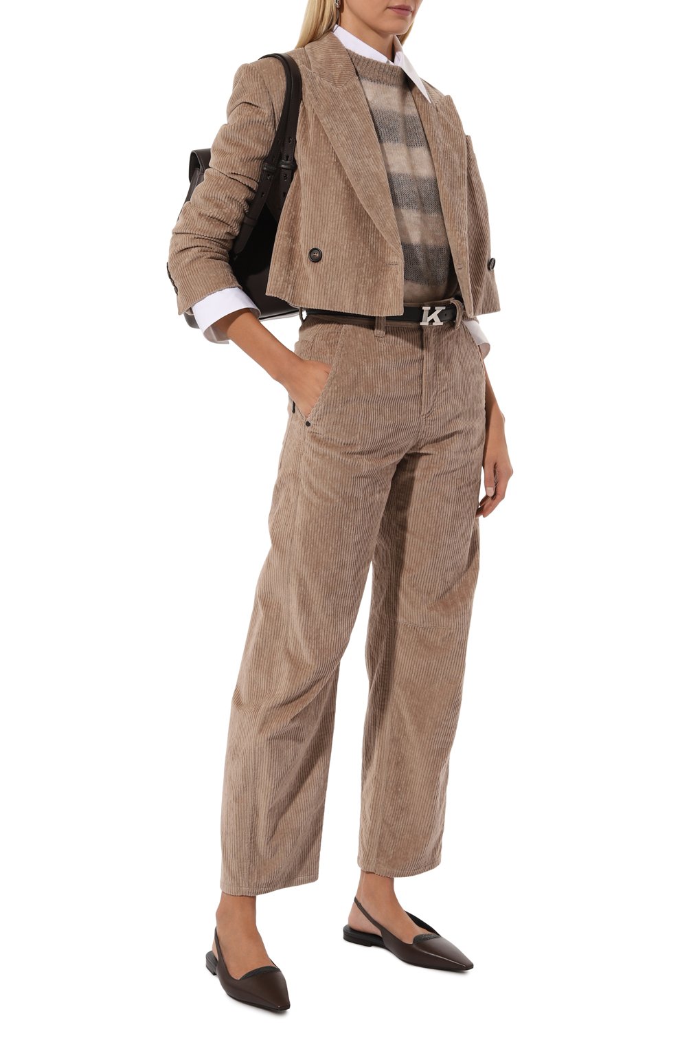 Кожаные балетки BRUNELLO CUCINELLI, арт. MZSKC2763P, фото 2