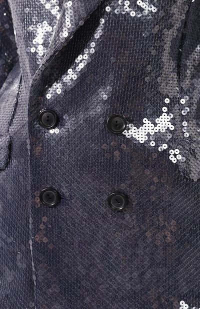 Жакет с пайетками ROLAND MOURET синего цвета по цене 216500 руб., арт. SS20/S0451/F0414, фото 5 Жакет с пайетками ROLAND MOURET, арт. SS20/S0451/F0414, фото 5