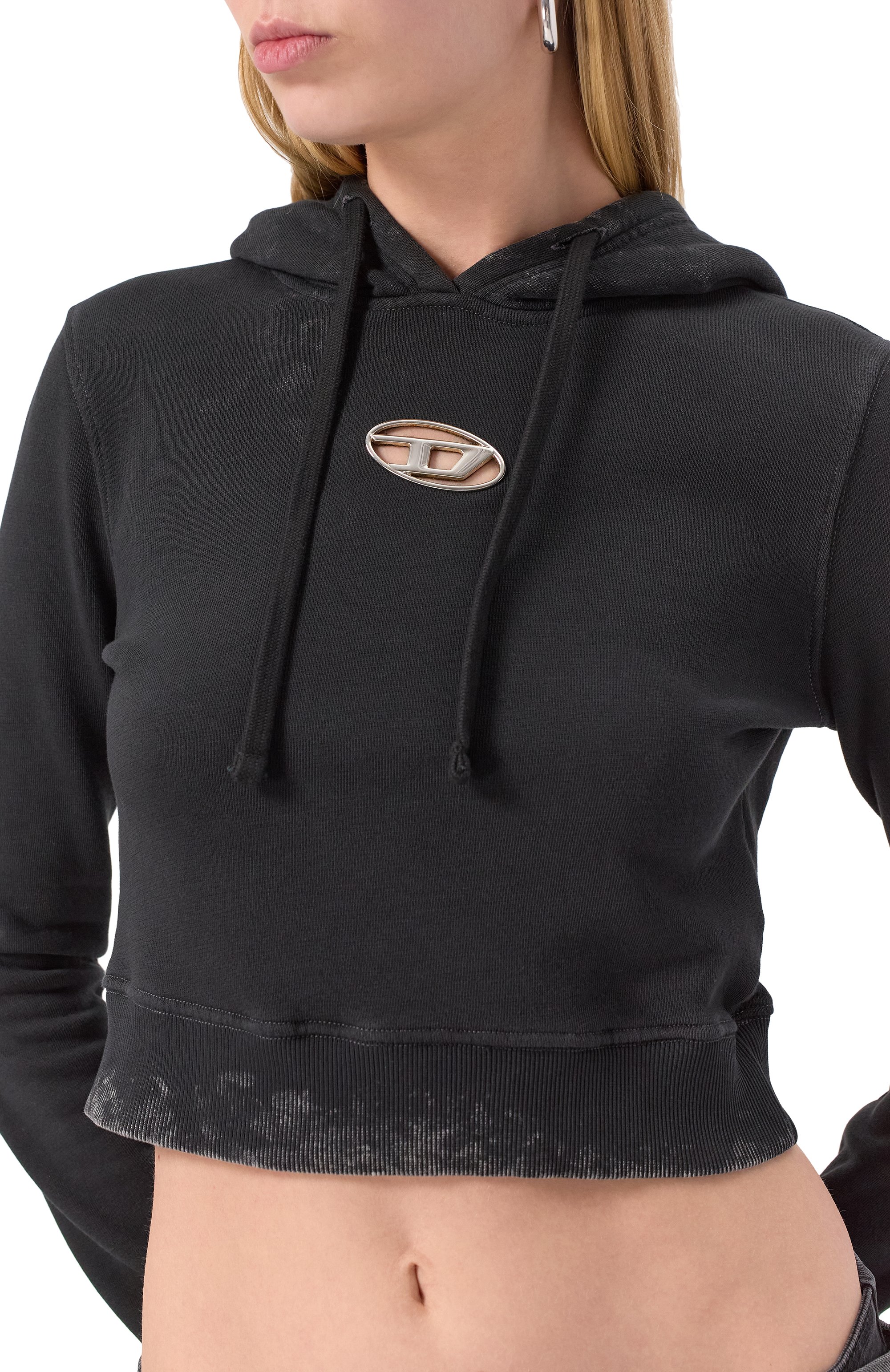 Хлопковое худи DIESEL, арт. A14492/0IPAC, фото 5