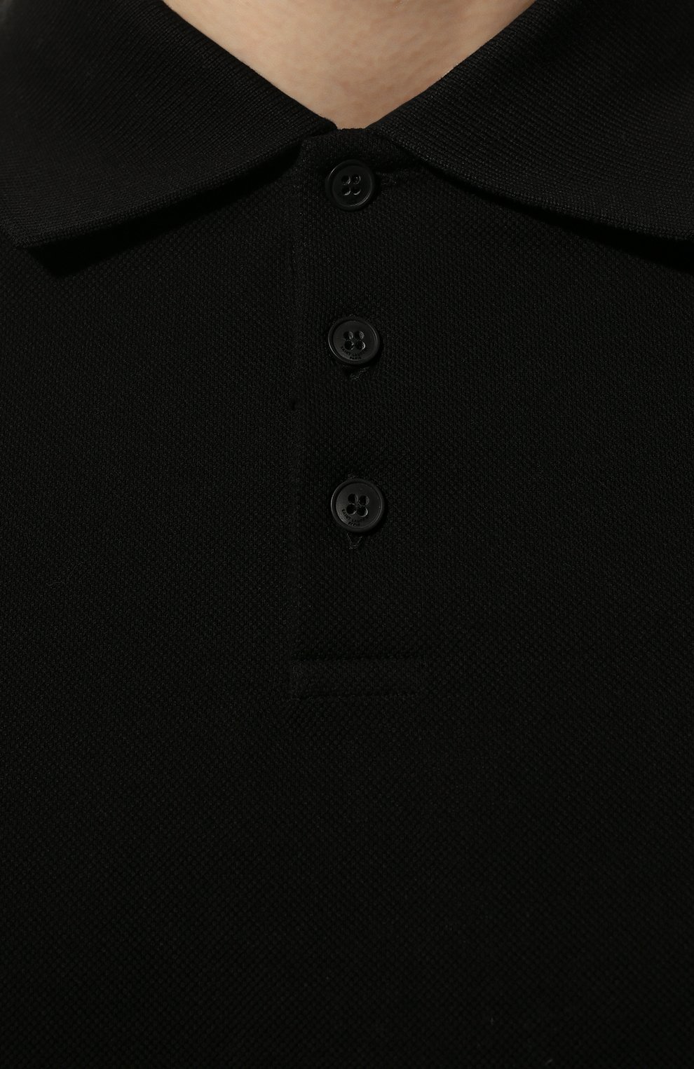 Хлопковое поло SAINT LAURENT, арт. 554052/YB20C, фото 5