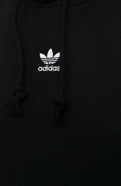 Хлопковое худи ADIDAS ORIGINALS черного цвета по цене 5780 руб., арт. H34725, фото 5 Хлопковое худи ADIDAS ORIGINALS, арт. H34725, фото 5