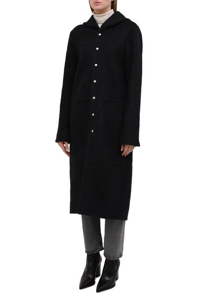 Шерстяное пальто RICK OWENS, арт. RP02A7946/WBK, фото 3