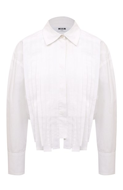 Женская хлопковая рубашка MSGM, арт. 3241MDE13 227260