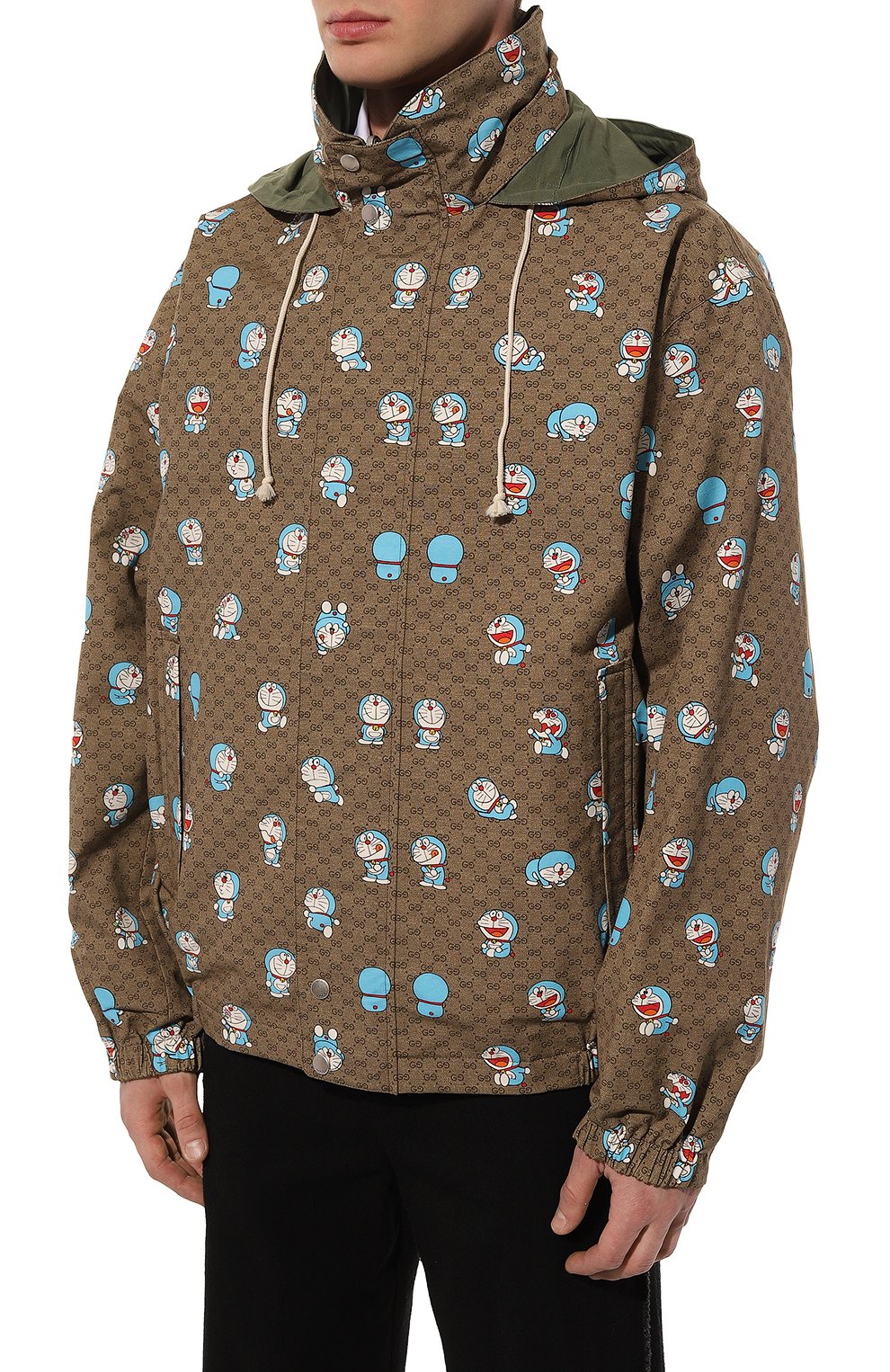 Бомбер GUCCI хаки цвета по цене 316800 руб., арт. 654753 ZAGUC, фото 3 Бомбер GUCCI, арт. 654753 ZAGUC, фото 3