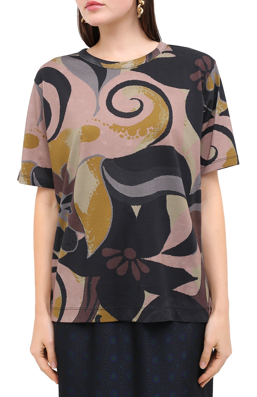 Хлопковая футболка DRIES VAN NOTEN, арт. 202-31118-1617, фото 3