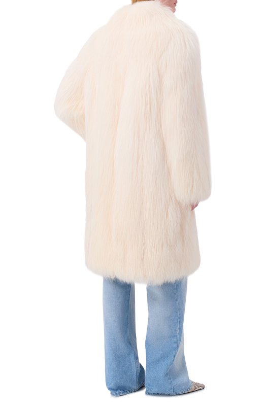 Шуба из лисы Русский мех 53 РМ L Кремовый  53 РМ L Фото 4