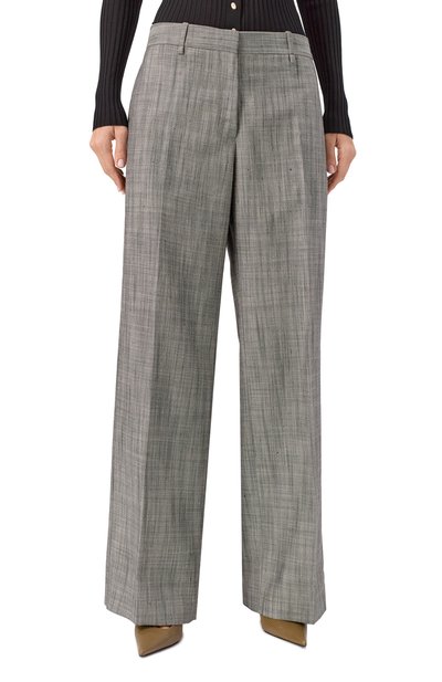 Брюки из шелка и шерсти JIL SANDER, арт. J02KA0347/J55079, фото 3