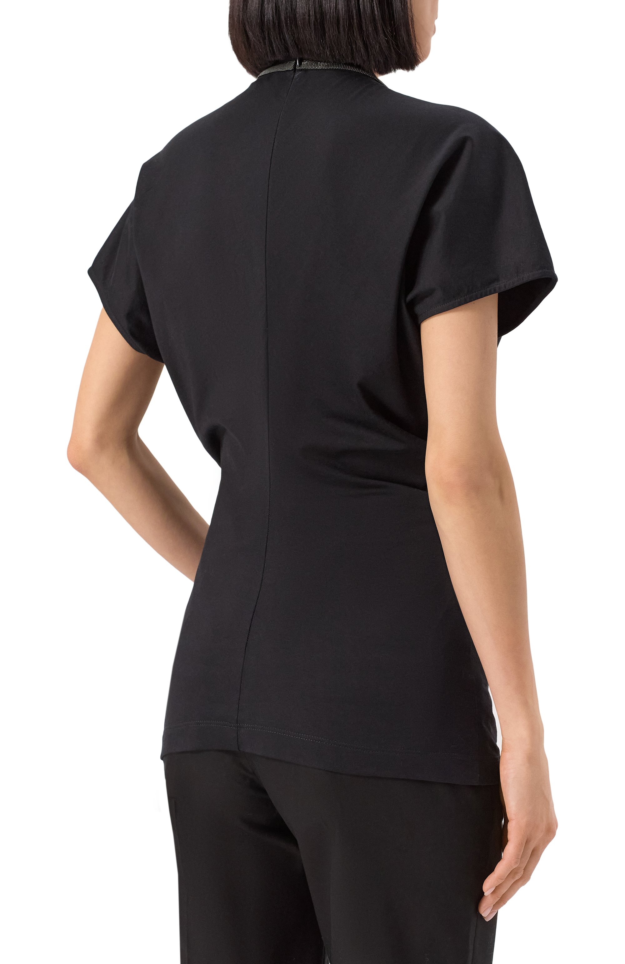 Хлопковый топ BRUNELLO CUCINELLI, арт. M0T81HB400, фото 4