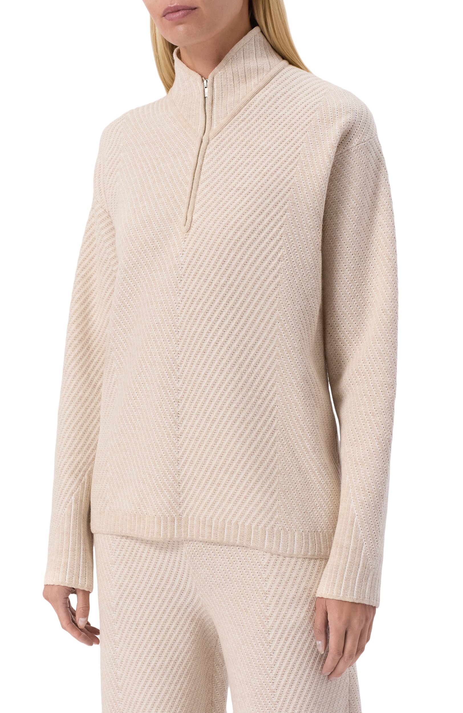 Пуловер из шерсти и хлопка AND THE BRAND, арт. W27-JM060-1202-102, фото 3