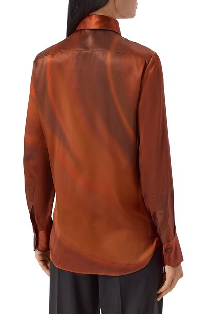 Атласная блузка KITON, арт. D48407, фото 4