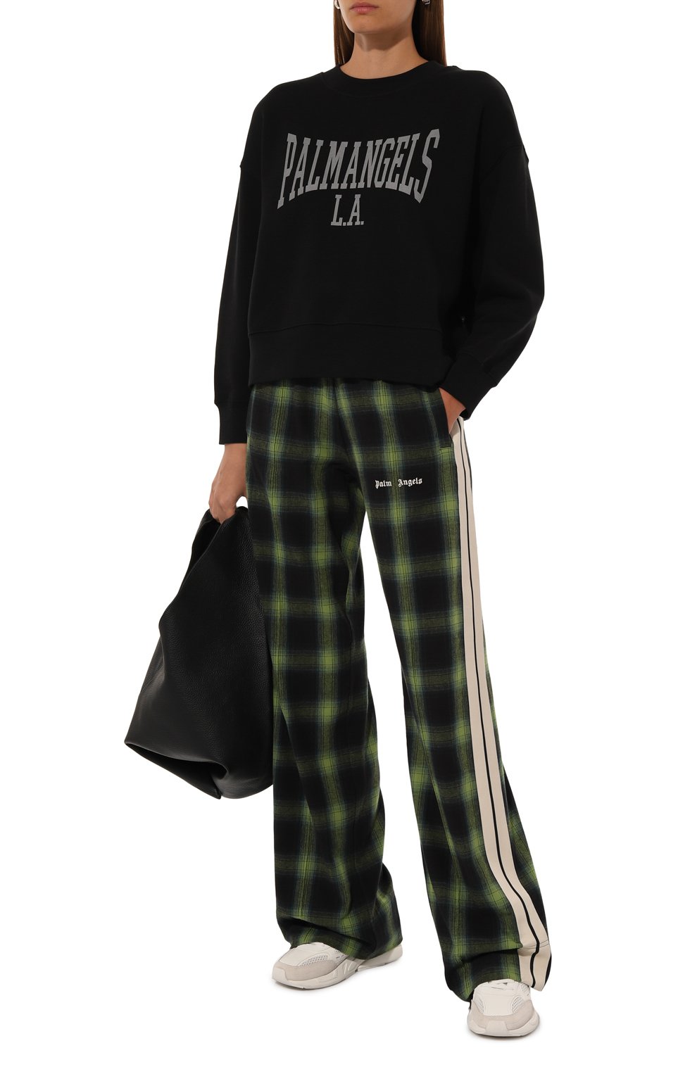 Хлопковый свитшот PALM ANGELS, арт. PWBA017F24FLE001, фото 2