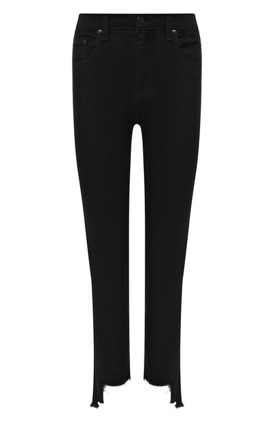 Женские укороченные однотонные джинсы-скинни RAG AND BONE, арт. W1566K502BLH