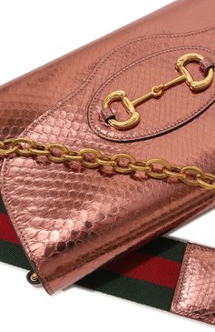 Сумка 1955 horsebit small из кожи питона GUCCI, арт. 677286 E1DFX, фото 1