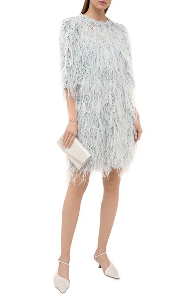 Платье с отделкой перьями DOLCE & GABBANA, арт. F6I7UZ/GD0G8, фото 2