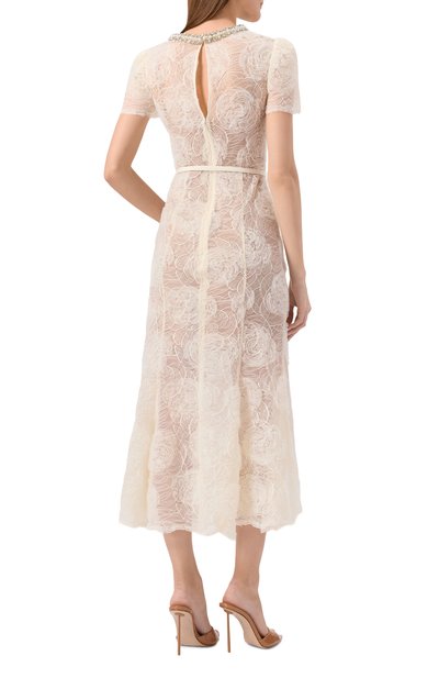 Платье с отделкой стразами SELF-PORTRAIT, арт. PF25-036M-C, фото 4