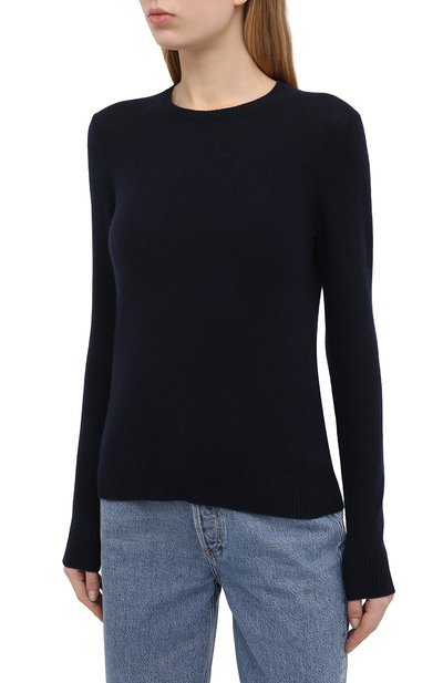 Кашемировый пуловер THEORY темно-синего цвета по цене 37750 руб., арт. J0118711, фото 3 Кашемировый пуловер THEORY, арт. J0118711, фото 3