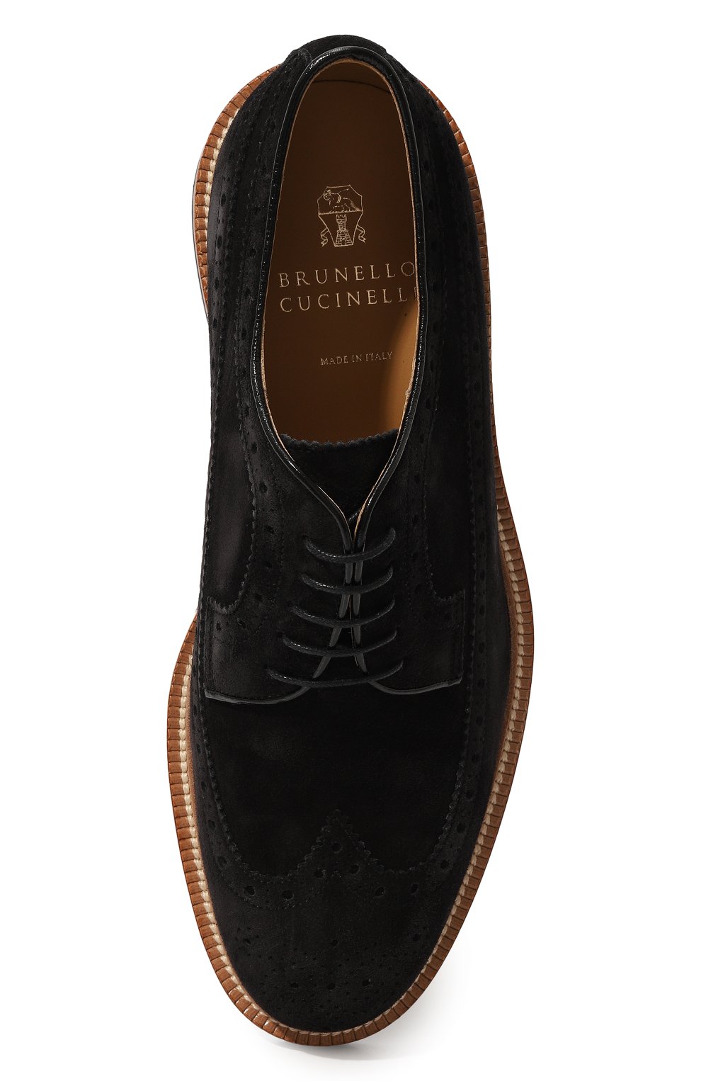 Замшевые дерби BRUNELLO CUCINELLI, арт. MZUPEB2198, фото 6