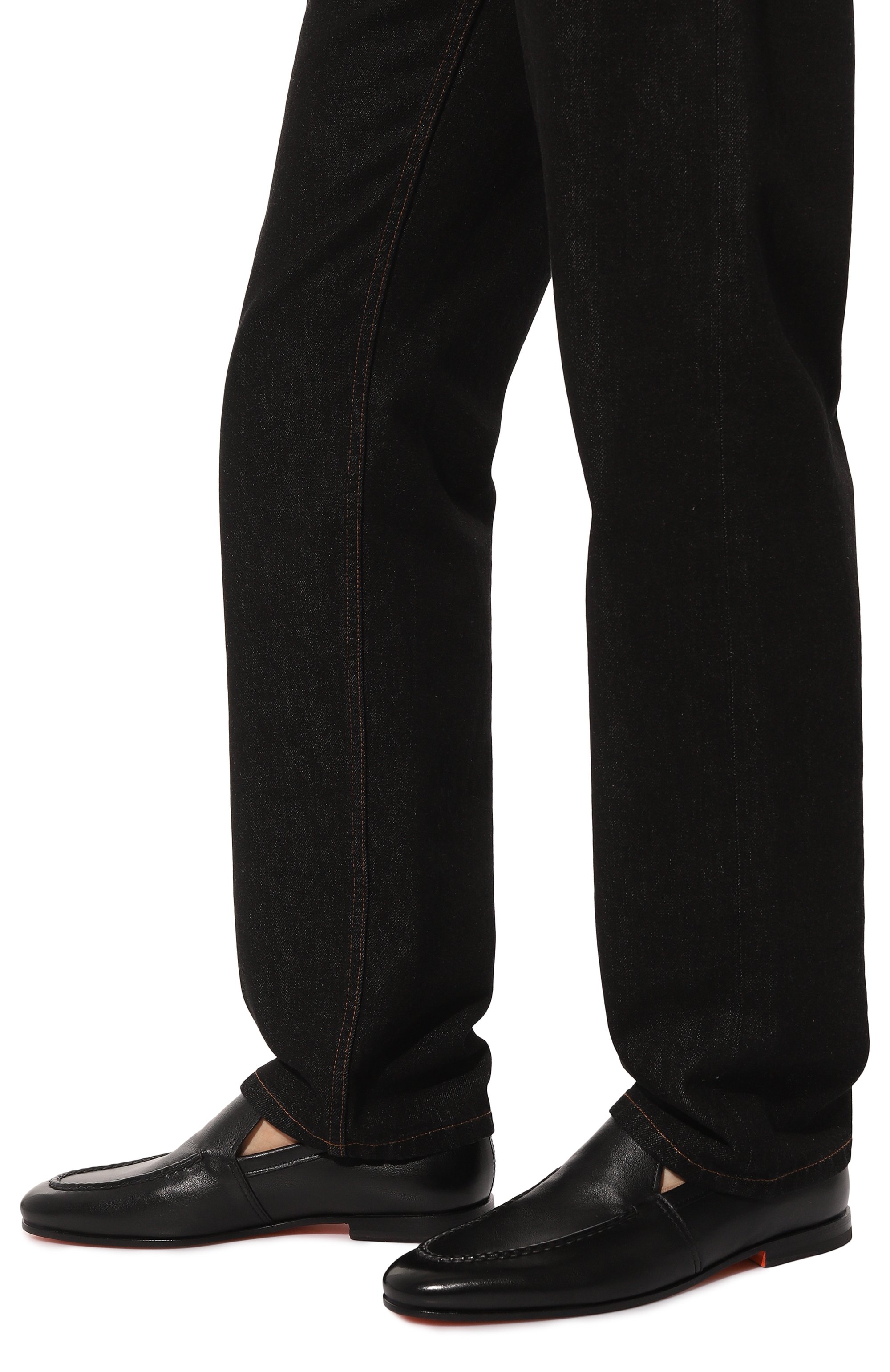 Кожаные лоферы carlos SANTONI, арт. MCNG18000SA4BSG8, фото 3