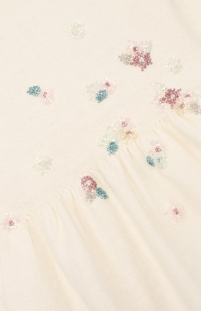 Платье из смеси хлопка и кашемира с вышивкой бисером TARTINE ET CHOCOLAT, арт. TK30011/2A-3A, фото 3