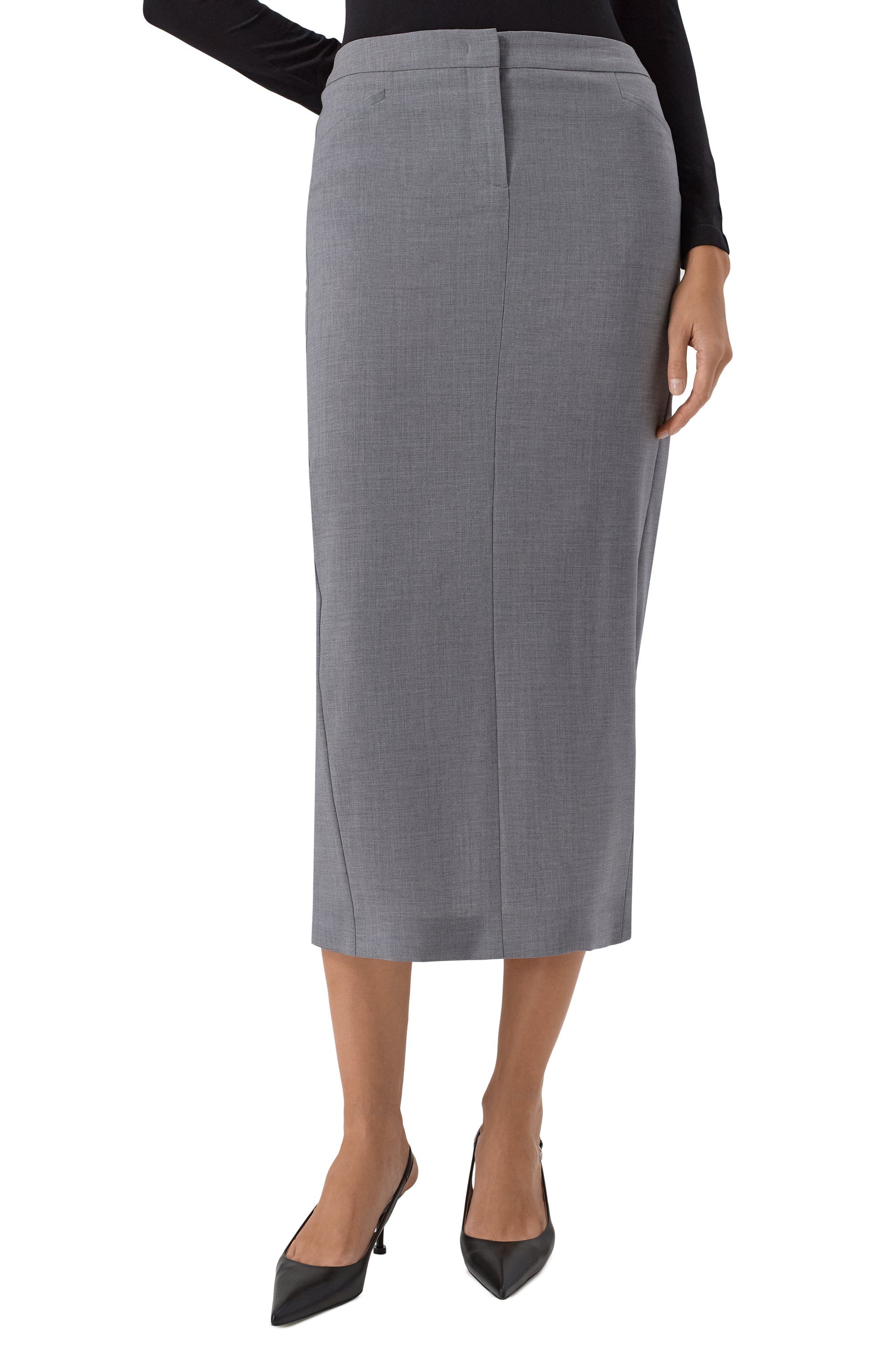 Шерстяная юбка BOSS, арт. 50541977, фото 3