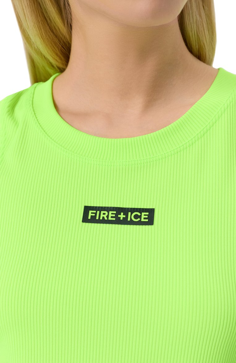 Женский майка BOGNER FIRE+ICE салатового цвета, арт. 54628975 | Фото 5 (Автоматизация ТО: Проставлено; Материал внешний: Синтетический материал; Длина (для топов): Стандартные; Автоматизация состава: Проставлено; Женское Кросс-КТ: Топ-спорт; Стили: Спорт-шик; Рукава: Без рукавов)