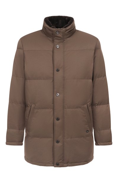 Мужская пуховик с меховым воротником STEFANO RICCI, арт. MDJ5300350/PL001T