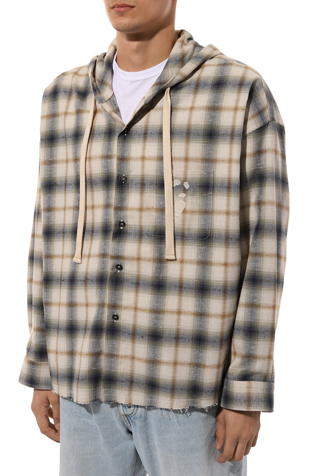 Хлопковая куртка-рубашка AN OTHER DATE, арт. F40DMASI075, фото 3