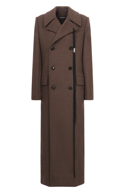 Шерстяное пальто ANN DEMEULEMEESTER коричневого цвета по цене 313000 руб., арт. B0013409/FA674, фото 1 Шерстяное пальто ANN DEMEULEMEESTER, арт. B0013409/FA674, фото 1