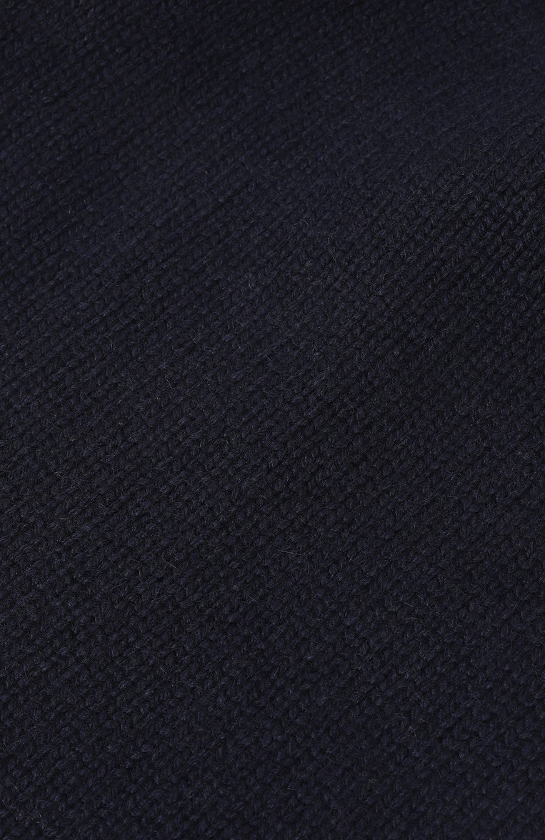 Мужская кашемировая шапка ALLUDE темно-синего цвета, арт. 235/11246 | Фото 3 (Материал: Текстиль, Кашемир, Шерсть; Кросс-КТ: Трикотаж; Материал сплава: Проставлено; Нос: Не проставлено)
