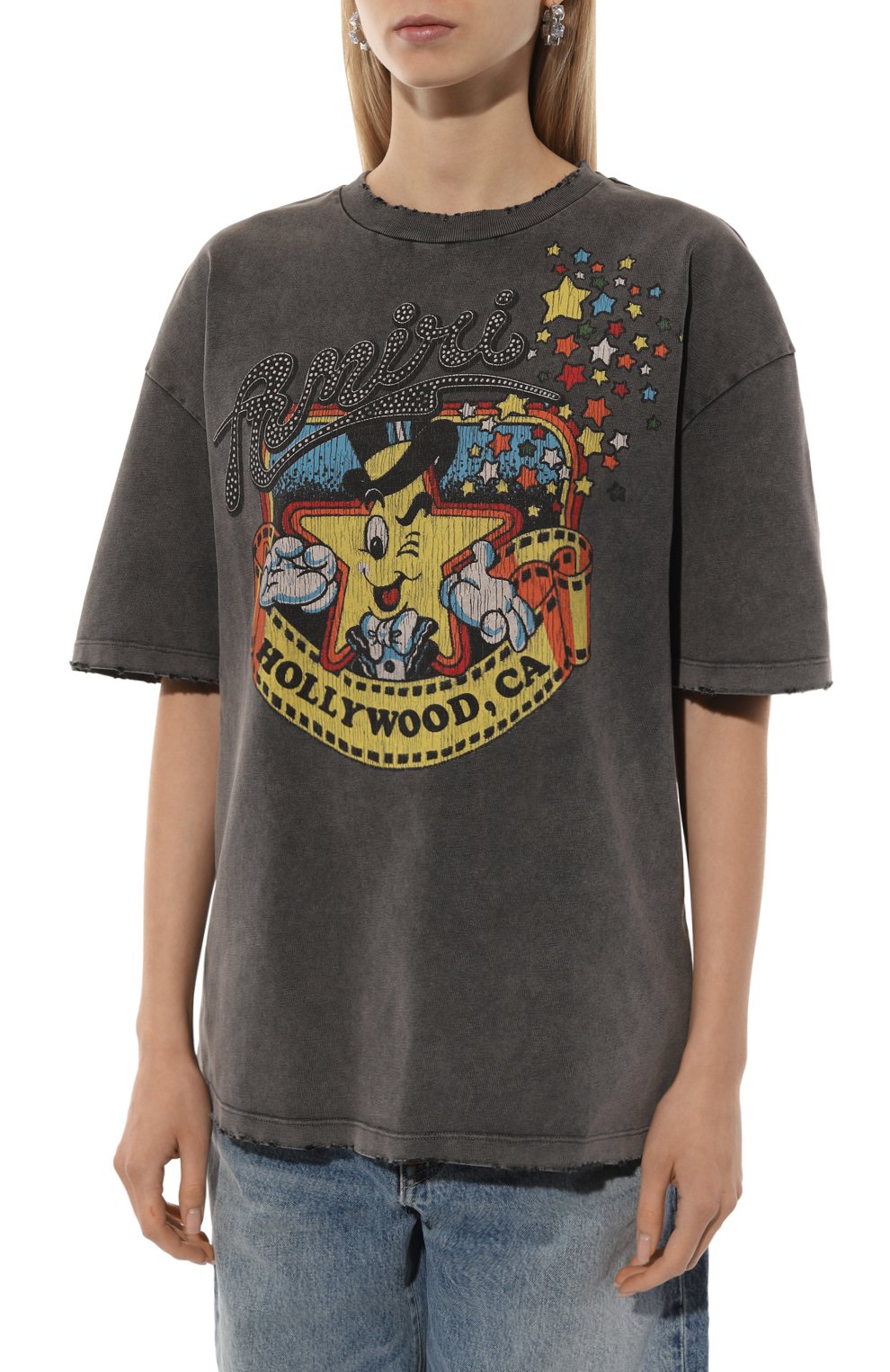 Хлопковая футболка AMIRI, арт. AMJYTE1099, фото 3