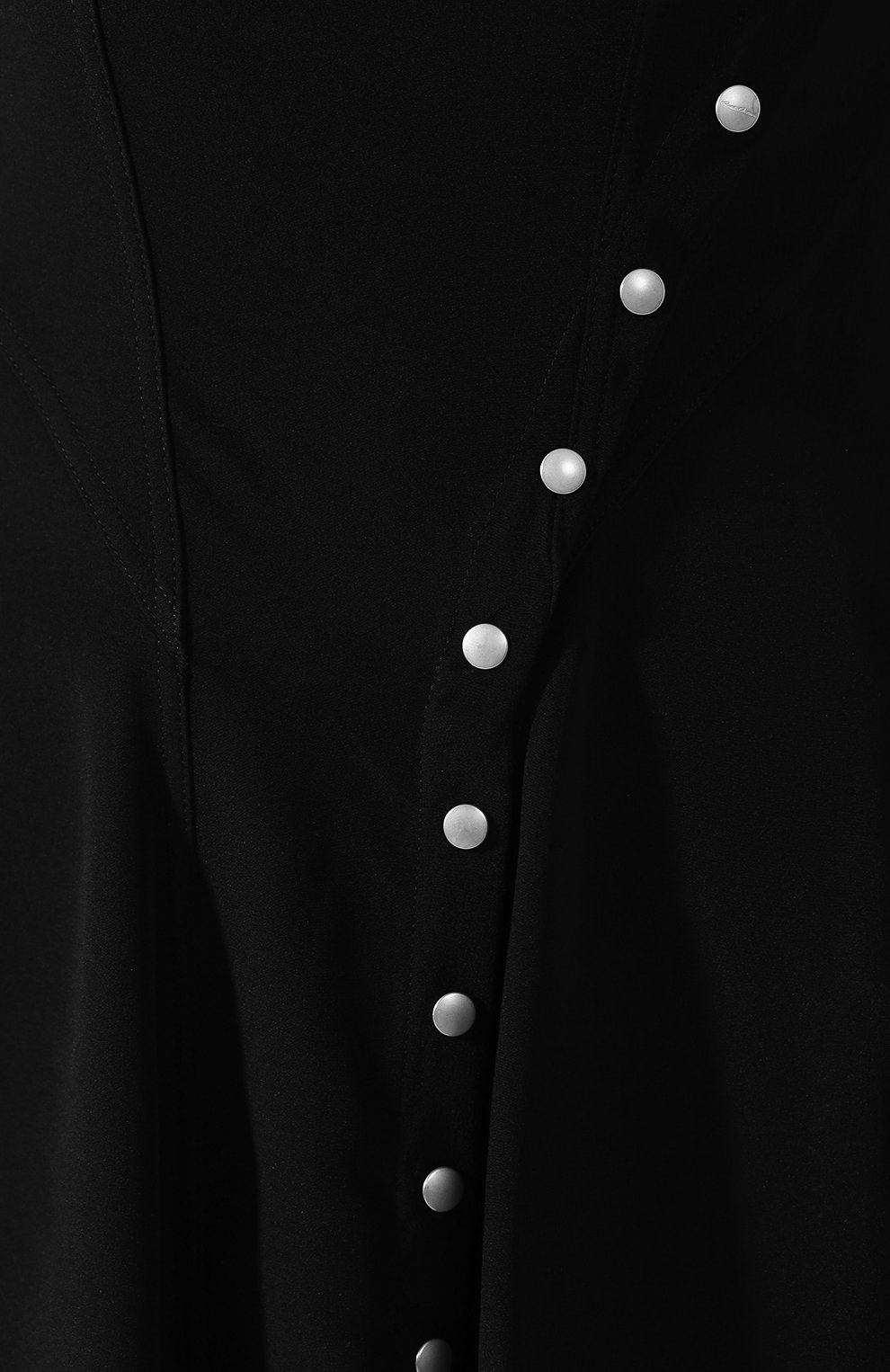 Шелковый топ RICK OWENS черного цвета по цене 64200 руб., арт. RP19S6560/SCR, фото 5 Шелковый топ RICK OWENS, арт. RP19S6560/SCR, фото 5